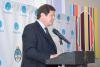 El Embajador Oris de Roa abriendo el Foro